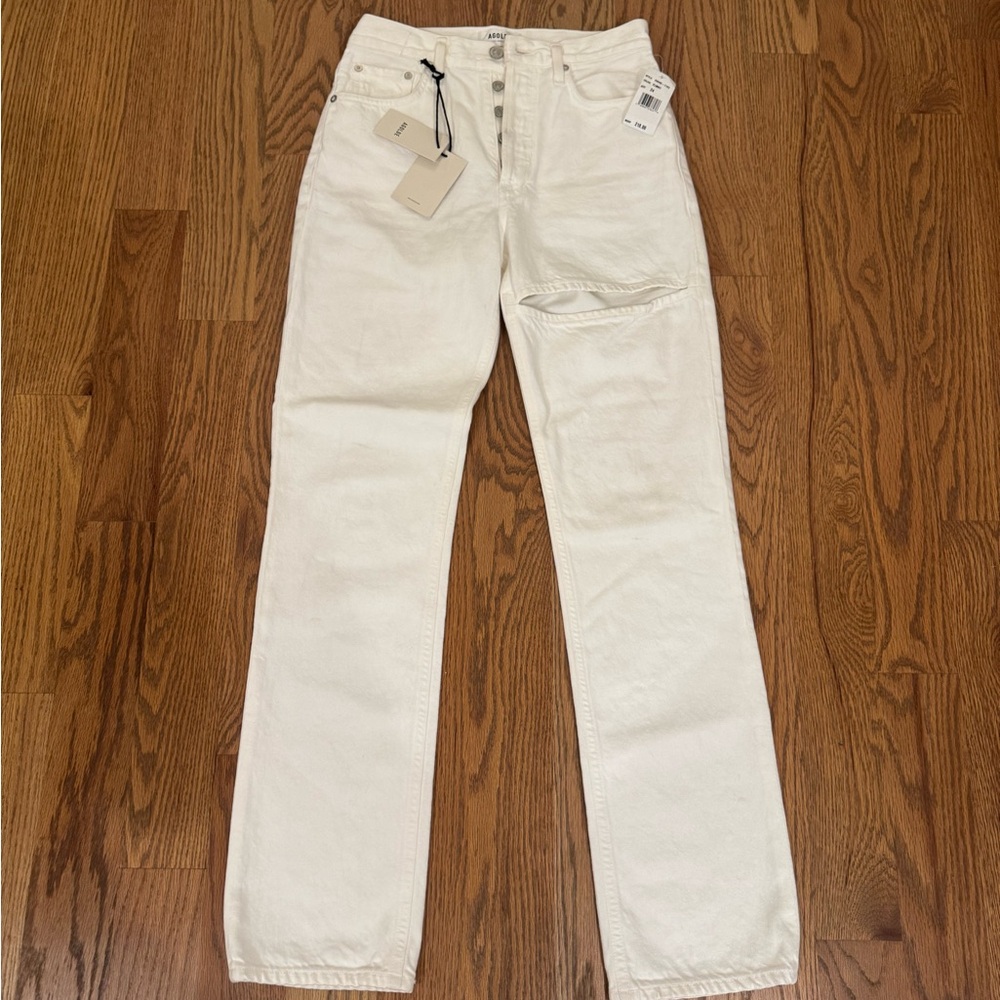 Agolde Element White Denim